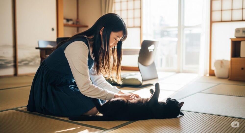 猫の便秘に効くツボ押しとマッサージ方法